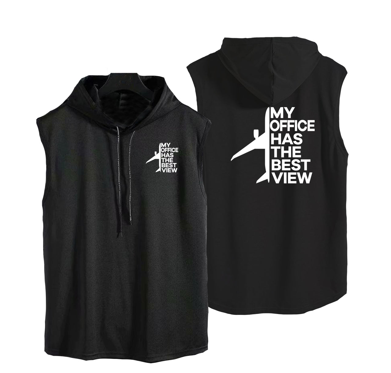 My Office Has The Best View Designed Hooded Tank Tops