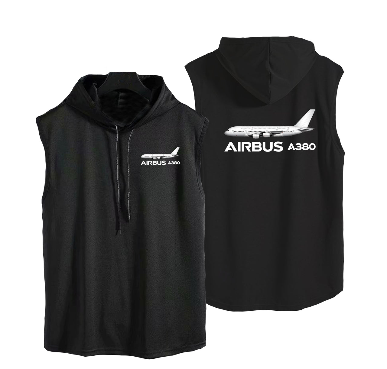 The Airbus A380 Designed Hooded Tank Tops