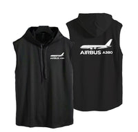 Thumbnail for The Airbus A380 Designed Hooded Tank Tops