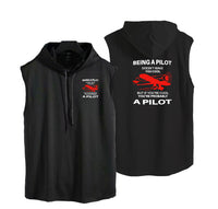 Thumbnail for If You're Cool You're Probably a Pilot Designed Hooded Tank Tops