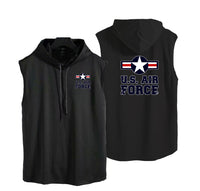 Thumbnail for US Air Force Designed Hooded Tank Tops