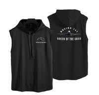 Thumbnail for Boeing 747 Queen of the Skies Designed Hooded Tank Tops