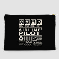 Thumbnail for Airline Pilot Label Designed Zipper Pouch