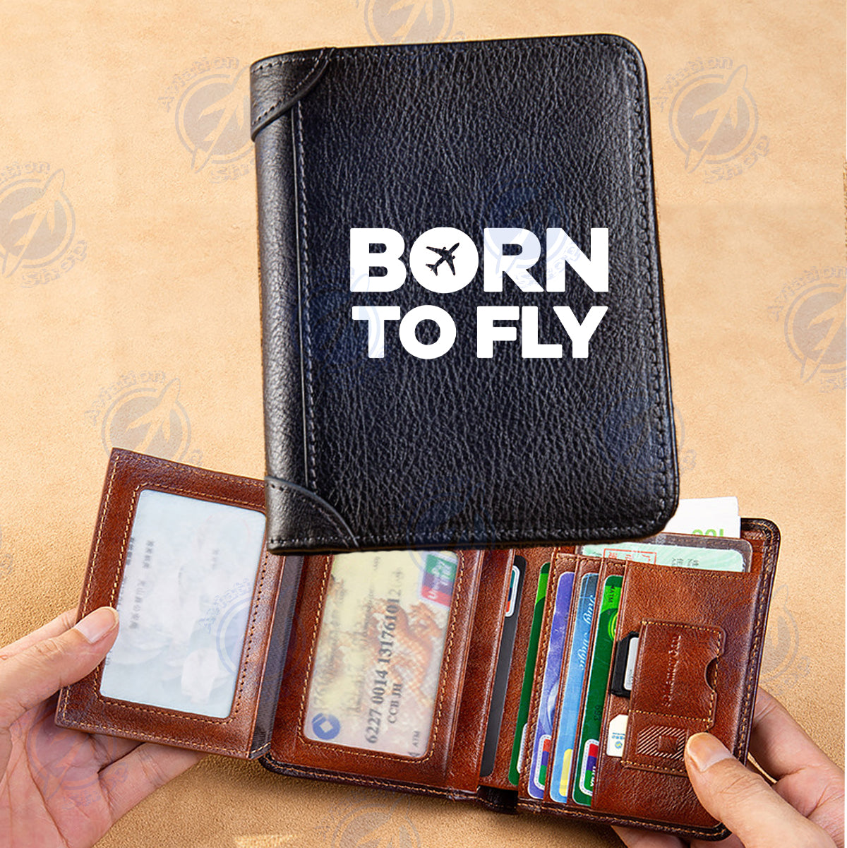 Born To Fly Special Designed Leather Wallets