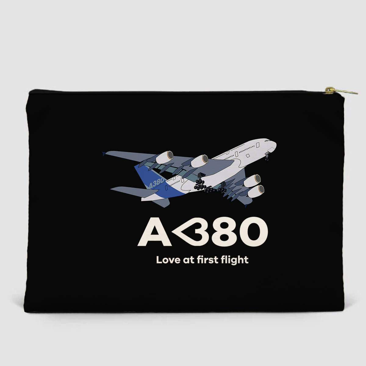 Airbus A380 Love at first flight Designed Zipper Pouch