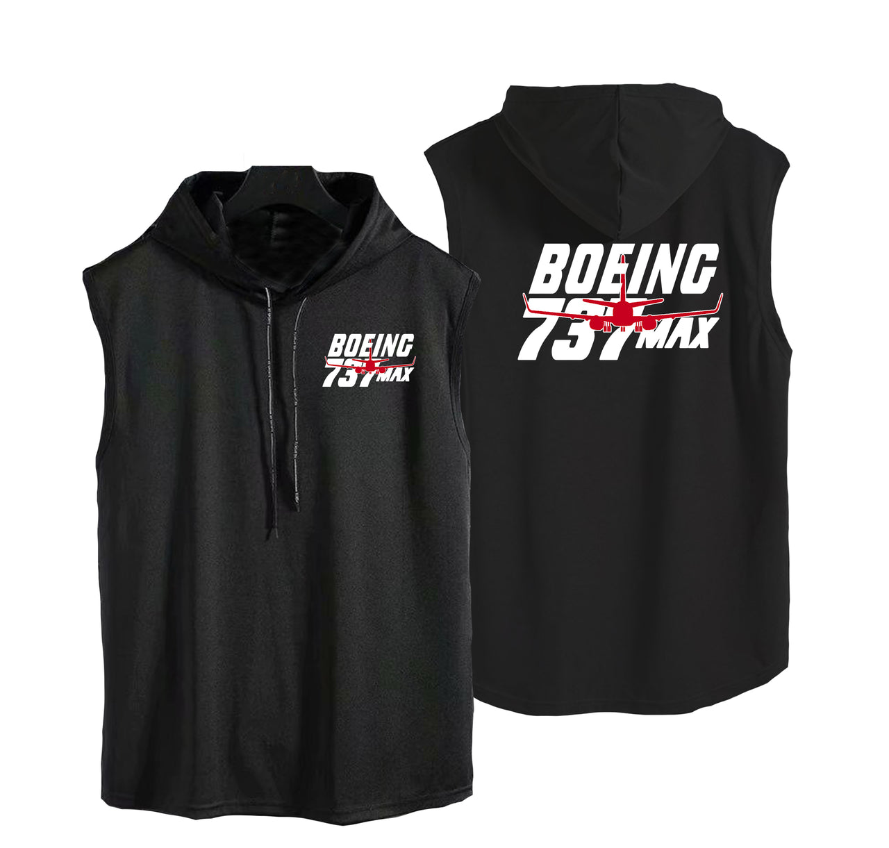 Amazing Boeing 737 Max Designed Hooded Tank Tops