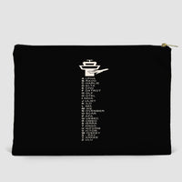 Thumbnail for Aviation Alphabet Designed Zipper Pouch