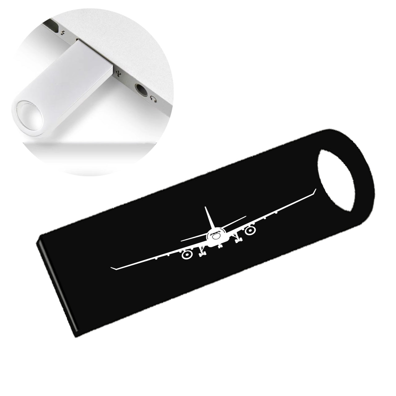 Airbus A330 Silhouette Designed Waterproof USB Devices