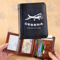 Thumbnail for Cessna Aeroclub Designed Leather Wallets