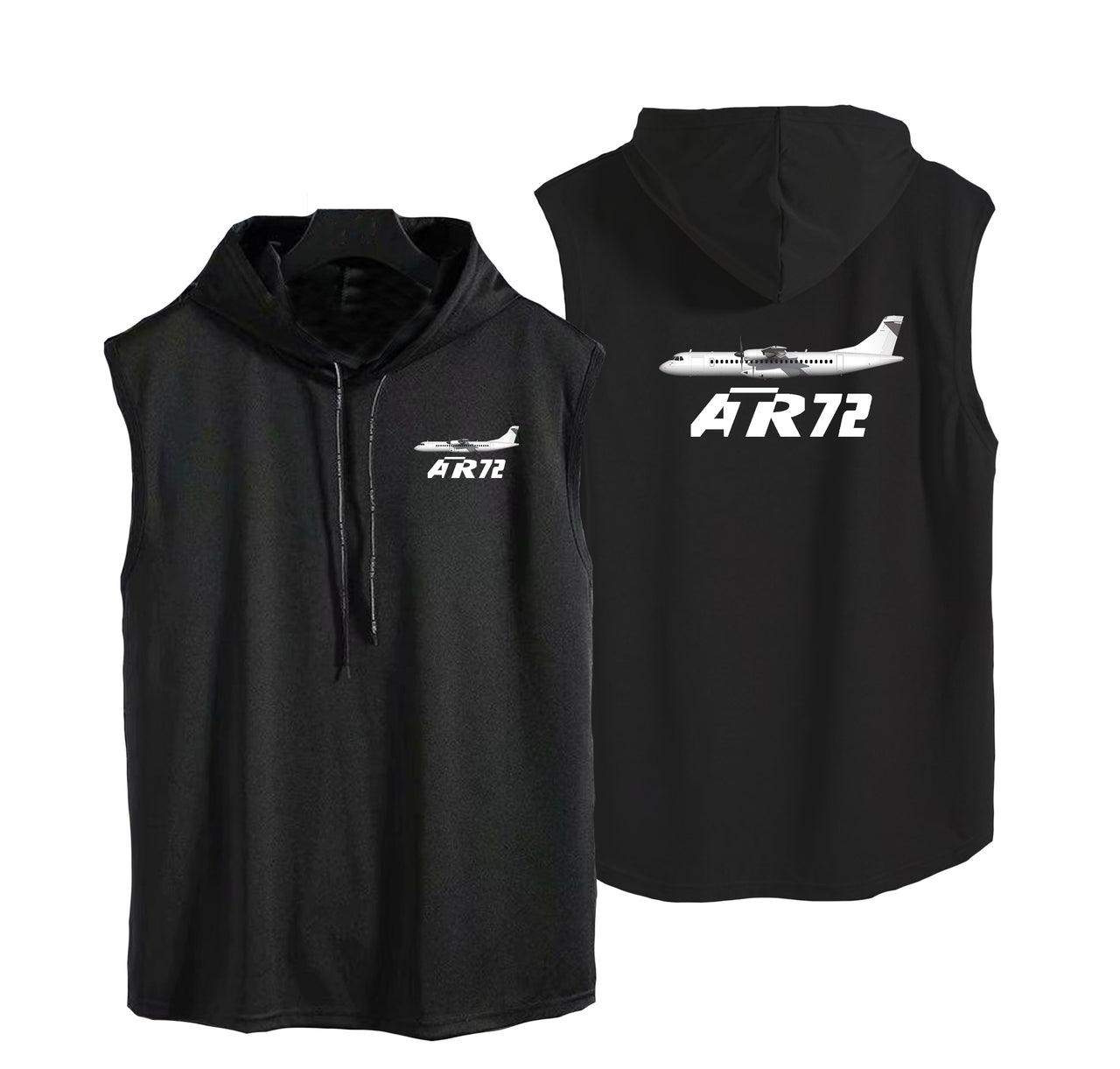 The ATR72 Designed Hooded Tank Tops