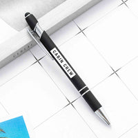 Thumbnail for Cabin Crew Text Designed Ballpens Capacitive Screen Touch Pens