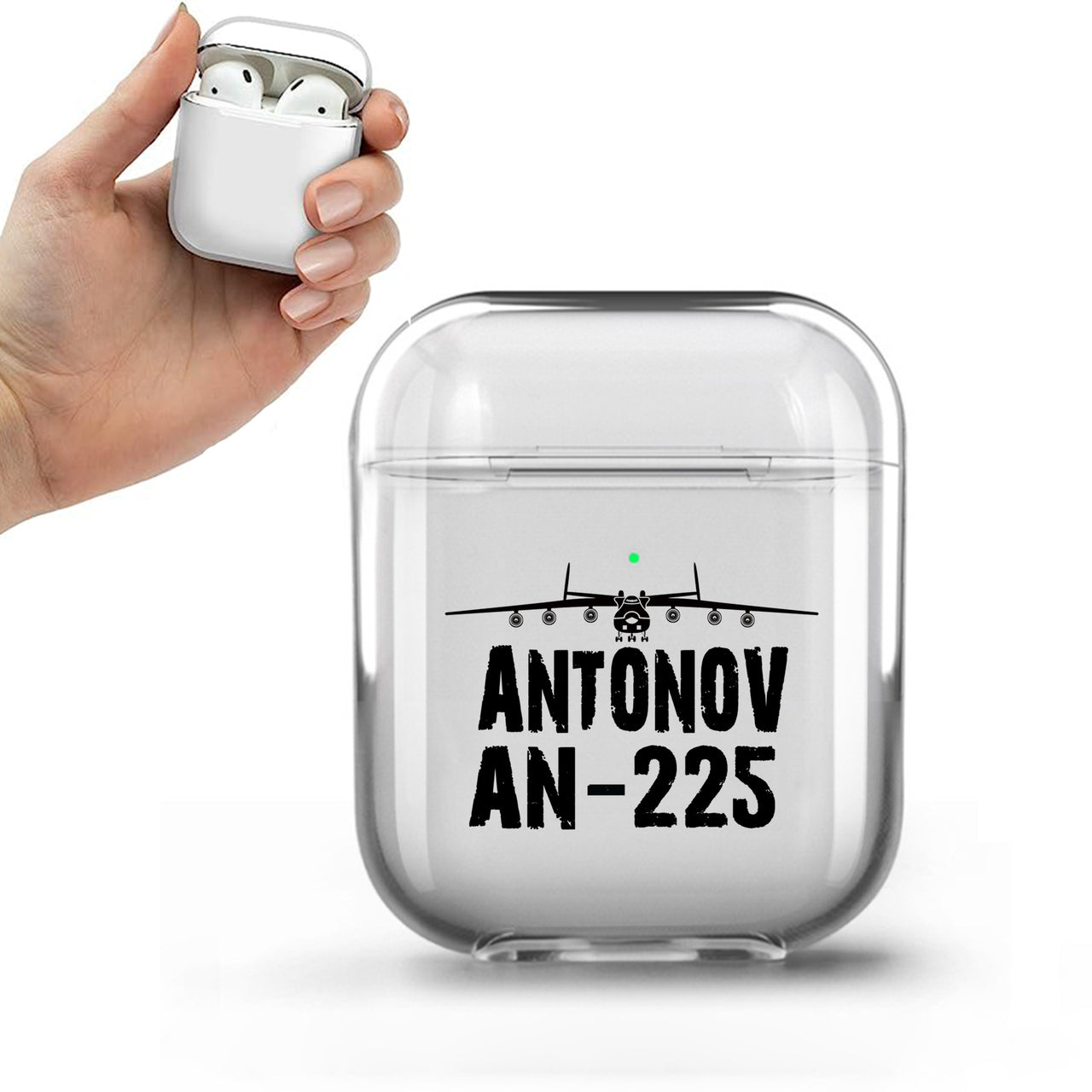 Antonov AN-225 & Plane Designed Transparent Earphone AirPods Cases