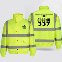 Thumbnail for Cessna 337 & Plane Designed Reflective Winter Jackets