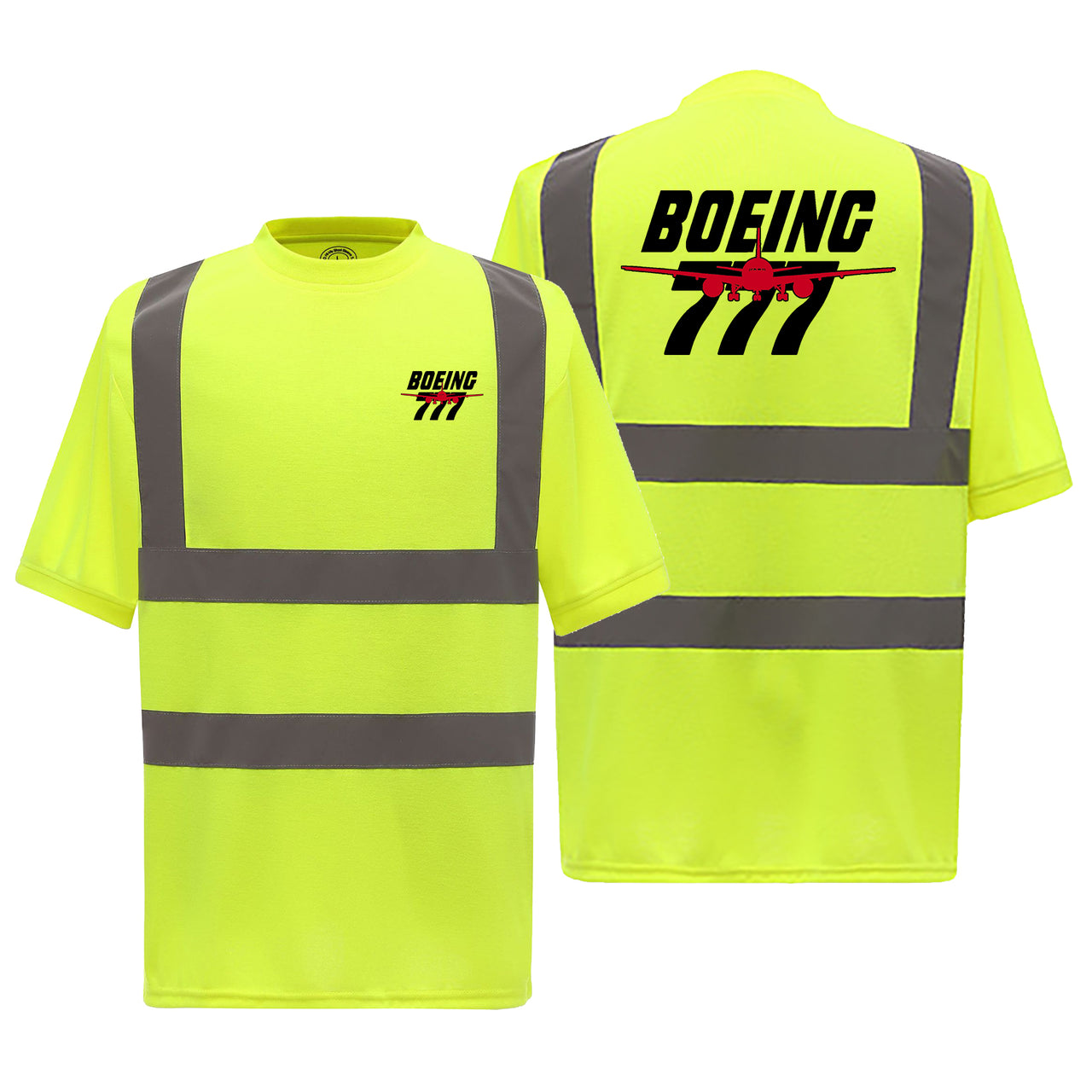 Amazing Boeing 777 Designed Reflective T-Shirts