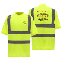 Thumbnail for Rule 1 - Pilot is Always Correct Designed Reflective T-Shirts