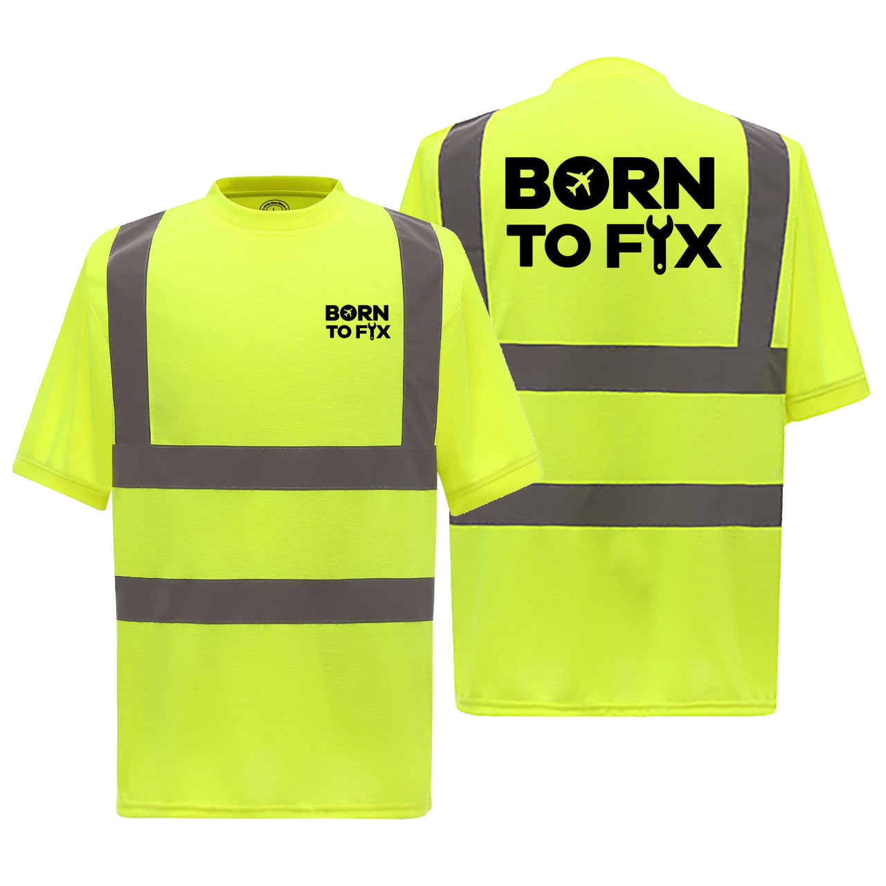 Born To Fix Airplanes Designed Reflective T-Shirts