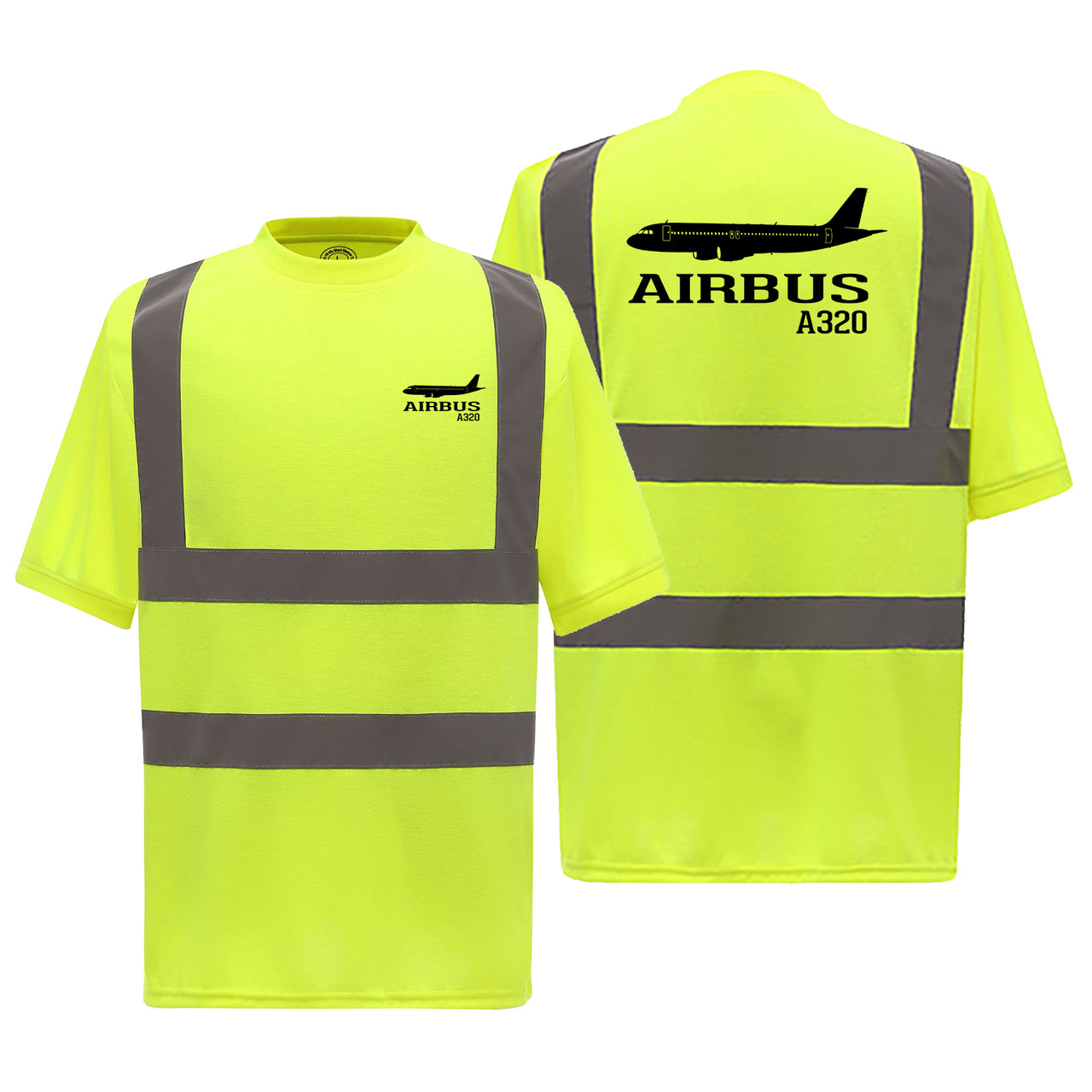 Airbus A320 Printed Designed Reflective T-Shirts