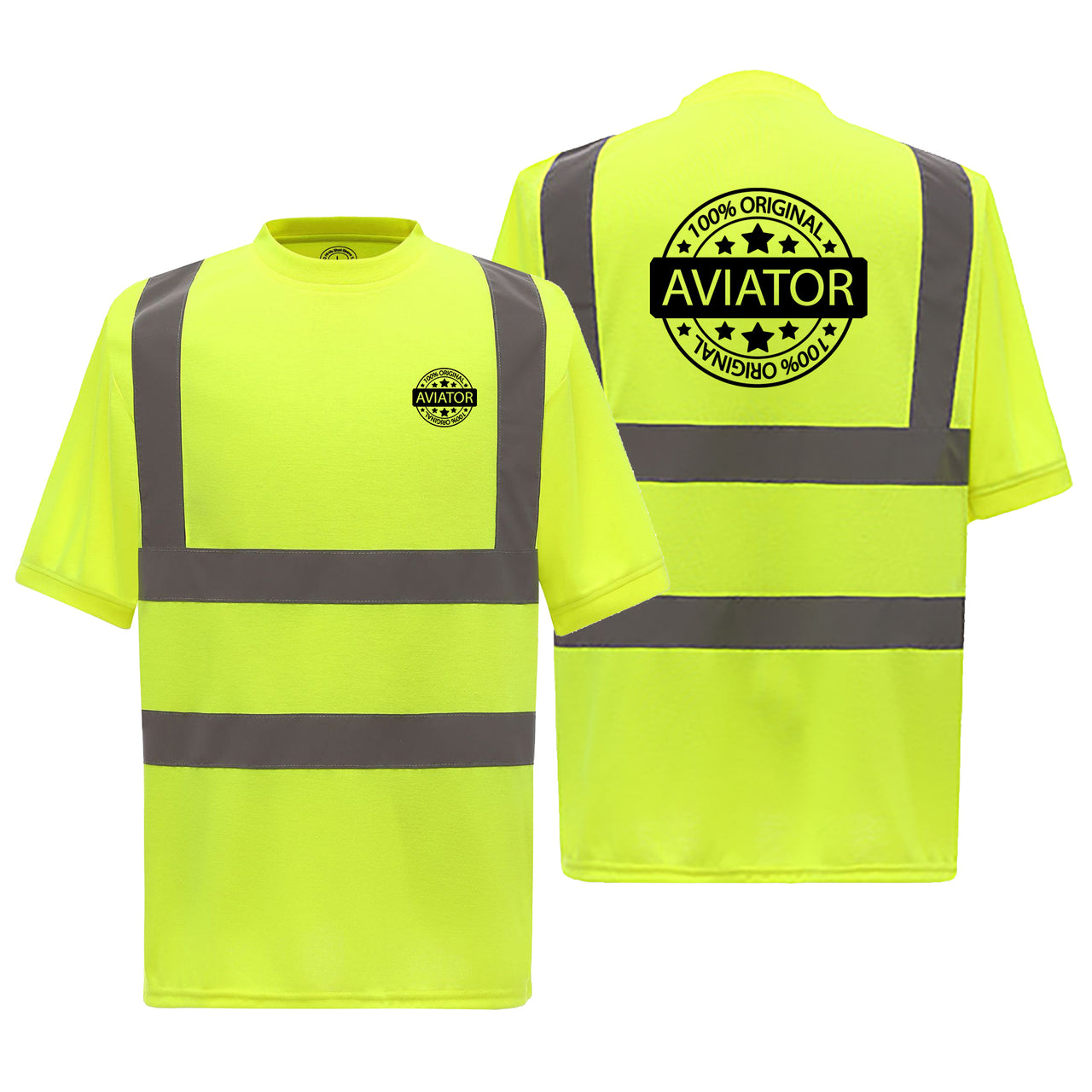 %100 Original Aviator Designed Reflective T-Shirts