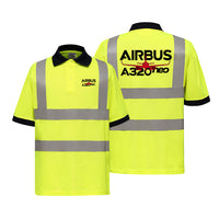 Thumbnail for Amazing Airbus A320neo Designed Reflective Polo T-Shirts