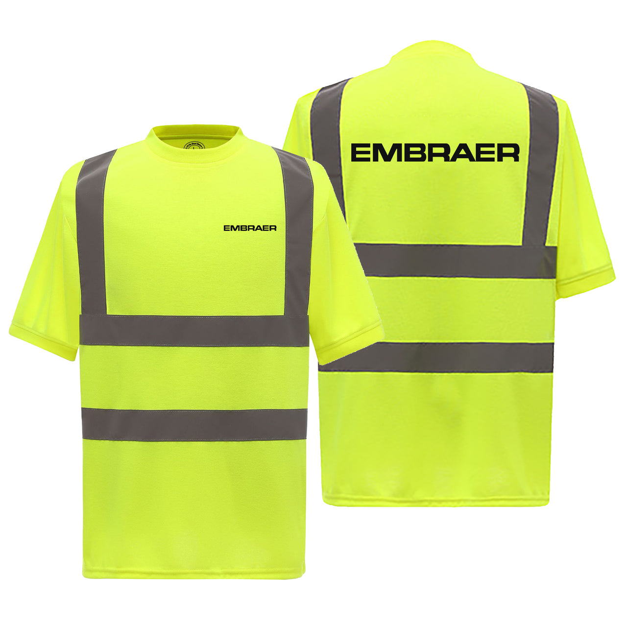 Embraer & Text Designed Reflective T-Shirts