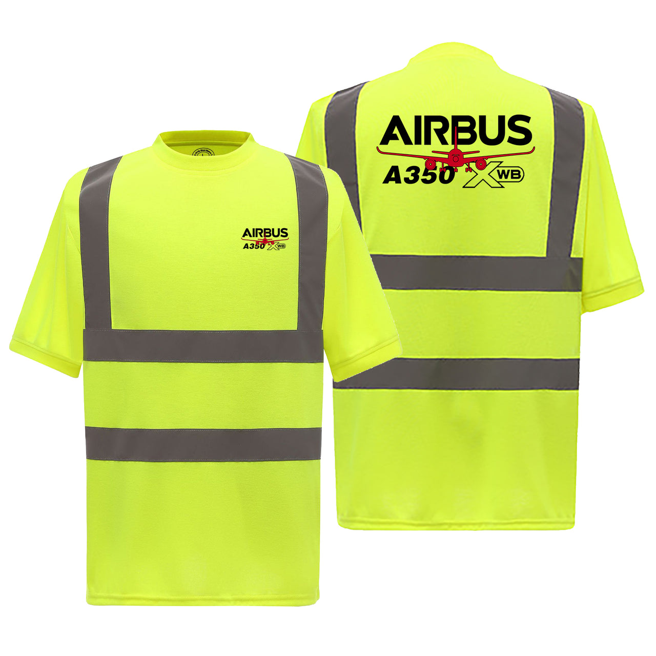 Amazing Airbus A350 Designed Reflective T-Shirts