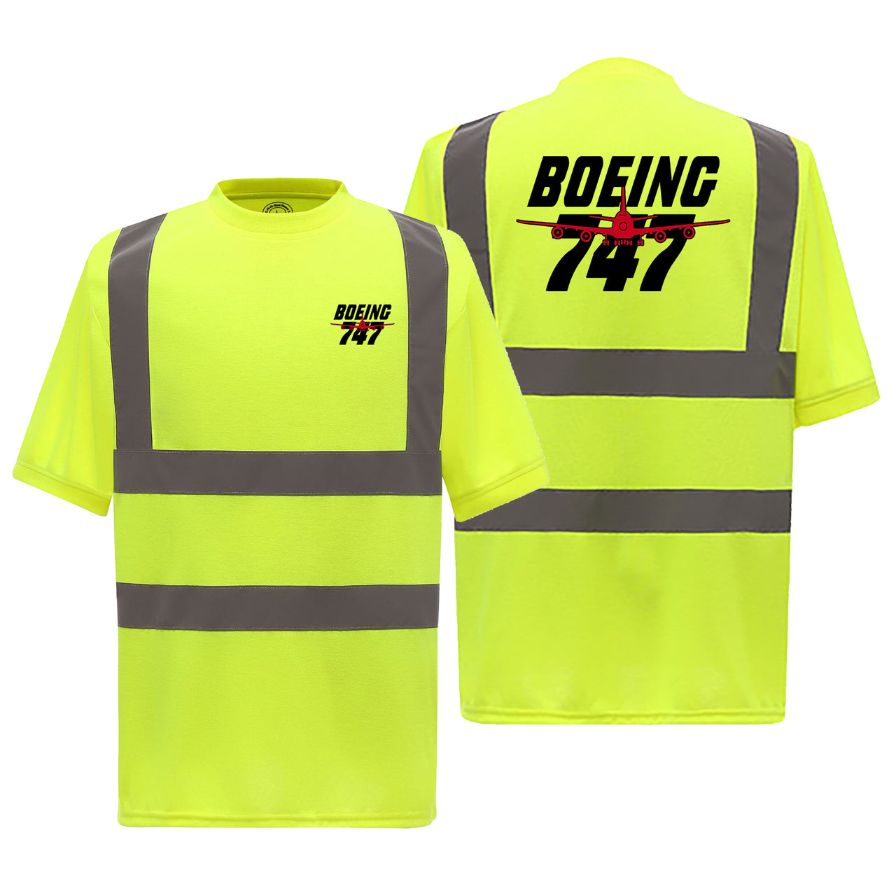 Amazing Boeing 747 Designed Reflective T-Shirts