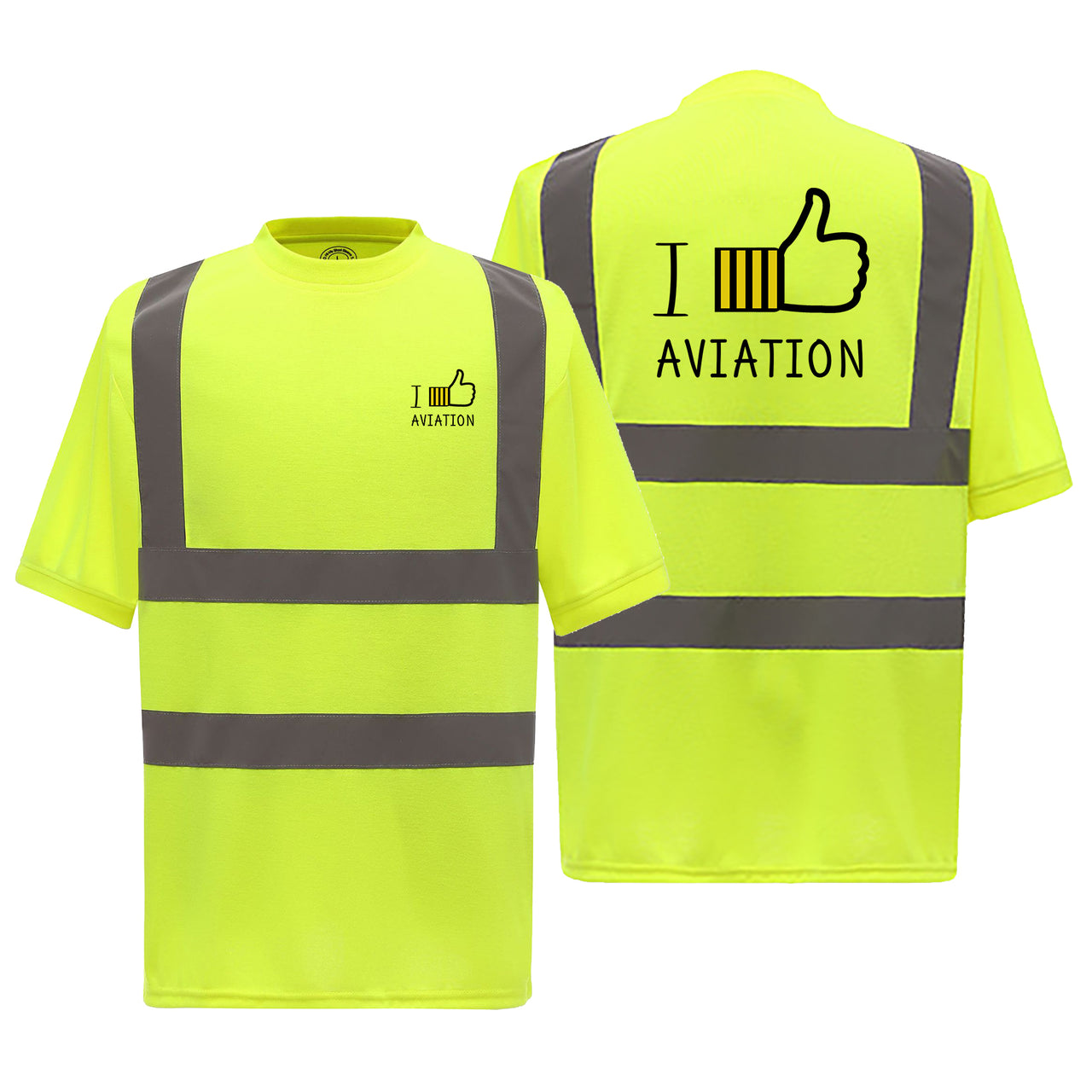 I Like Aviation Designed Reflective T-Shirts