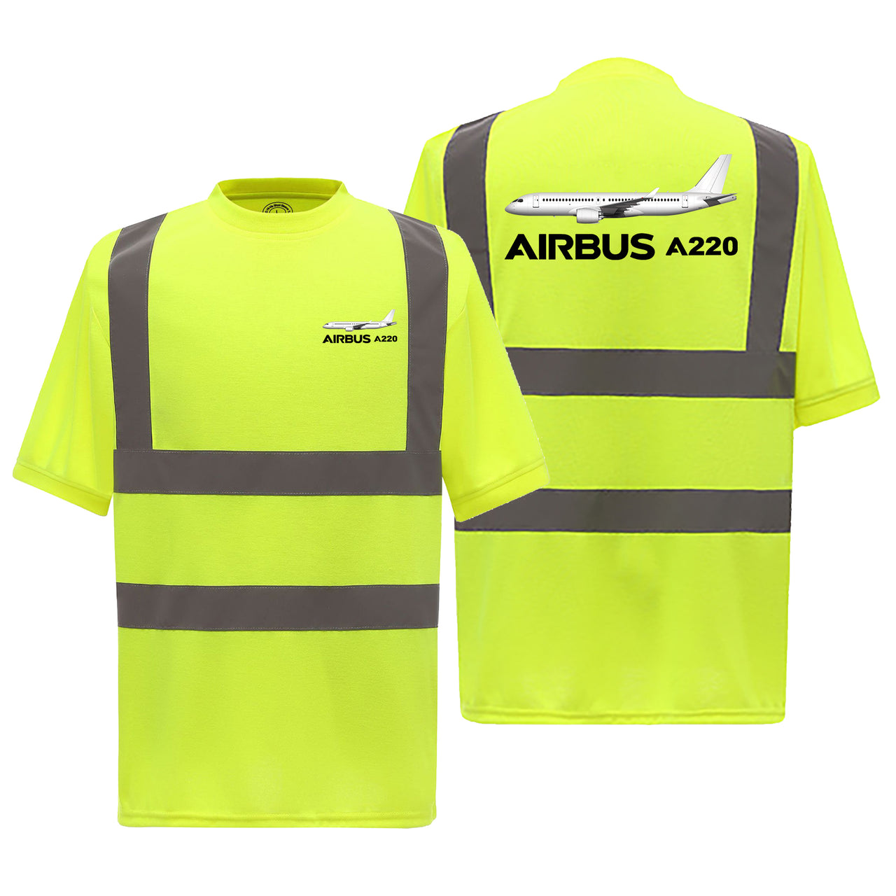 The Airbus A220 Designed Reflective T-Shirts