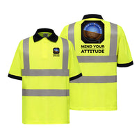 Thumbnail for Mind Your Attitude Designed Reflective Polo T-Shirts