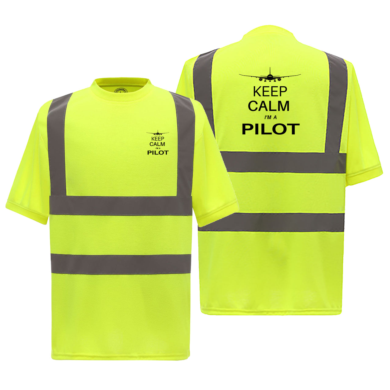 Pilot (777 Silhouette) Designed Reflective T-Shirts