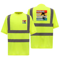 Thumbnail for Husband & Dad & Aircraft Mechanic & Legend Designed Reflective T-Shirts