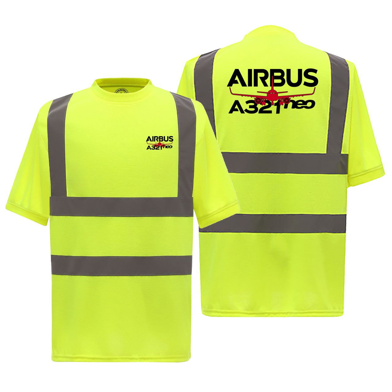 Amazing Airbus A321neo Designed Reflective T-Shirts