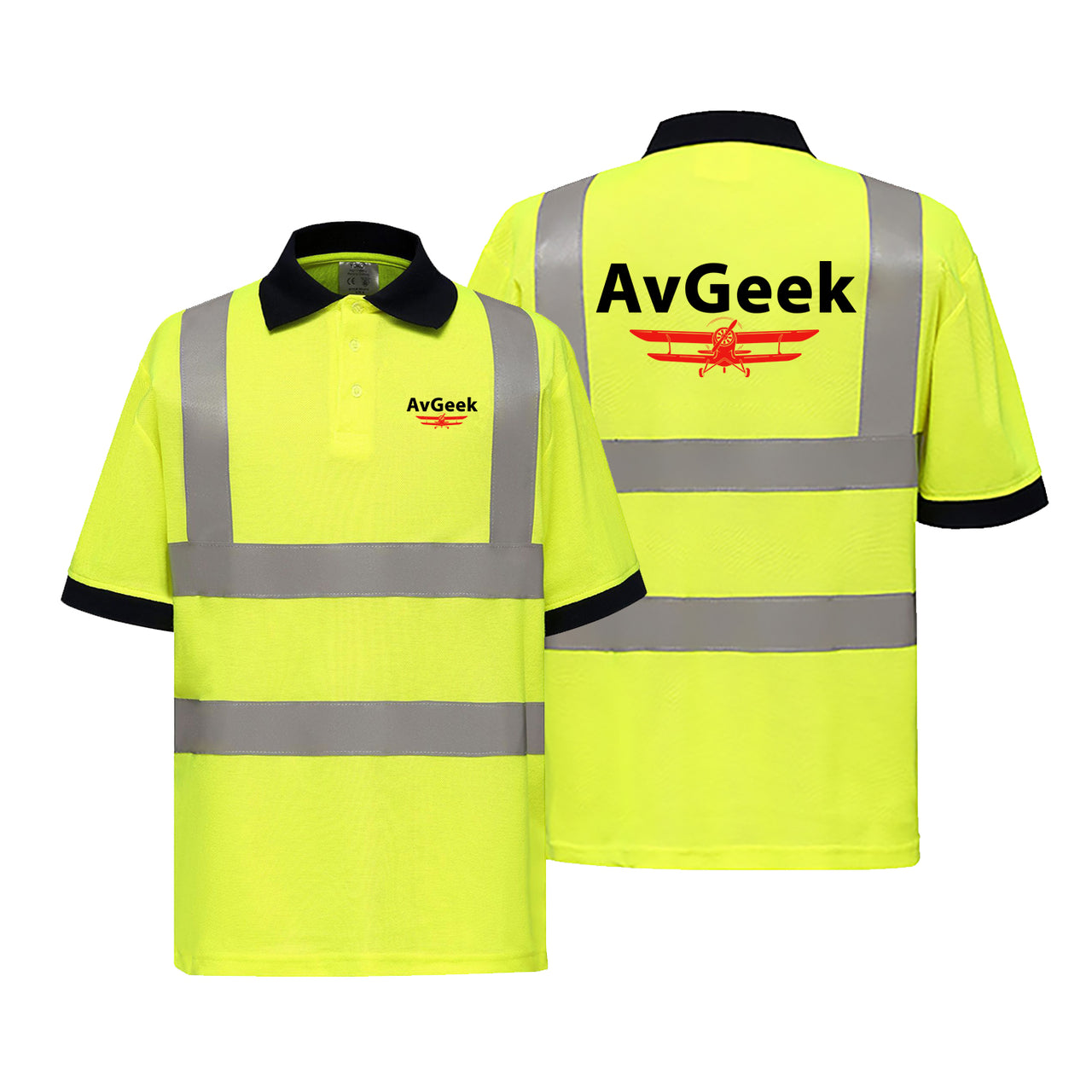 Avgeek Designed Reflective Polo T-Shirts