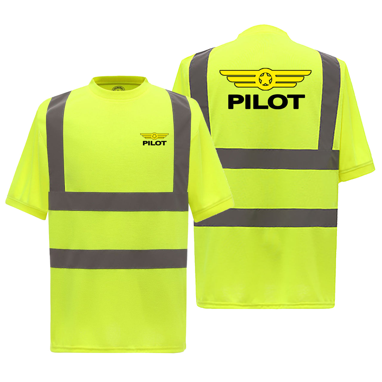 Pilot & Badge Designed Reflective T-Shirts