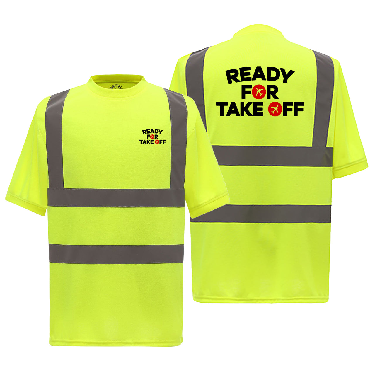 Ready For Takeoff Designed Reflective T-Shirts