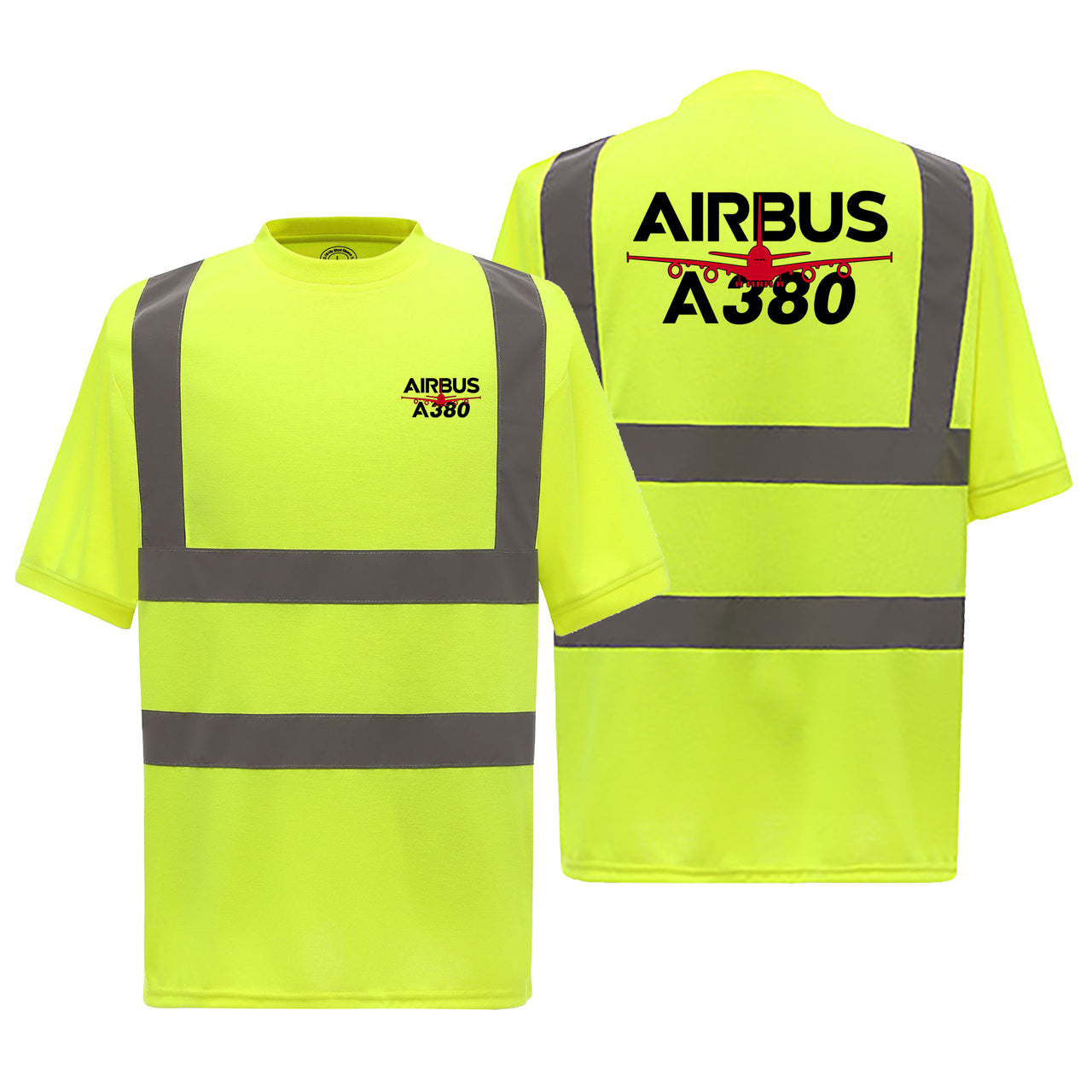 Amazing Airbus A380 Designed Reflective T-Shirts