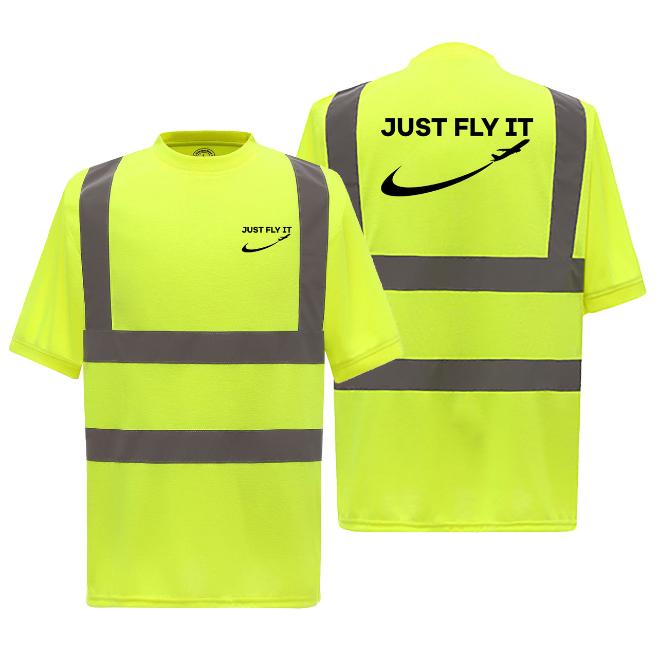 Just Fly It 2 Designed Reflective T-Shirts