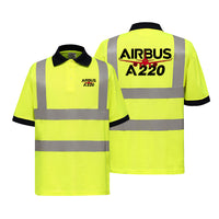 Thumbnail for Airbus A220 Designed Reflective Polo T-Shirts