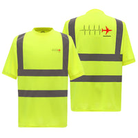 Thumbnail for Aviation Heartbeats Designed Reflective T-Shirts