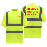 Thumbnail for Remove Before Flight Designed Reflective T-Shirts