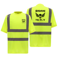 Thumbnail for Born To Fly SKELETON Designed Reflective T-Shirts