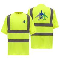 Thumbnail for Colourful 3 Airplanes Designed Reflective T-Shirts