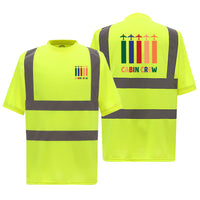 Thumbnail for Colourful Cabin Crew Designed Reflective T-Shirts