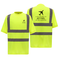 Thumbnail for I Love The Smell Of Jet Fuel In The Morning Designed Reflective T-Shirts