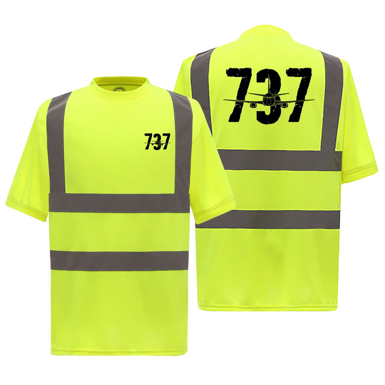 Boeing 737 Designed Designed Reflective T-Shirts