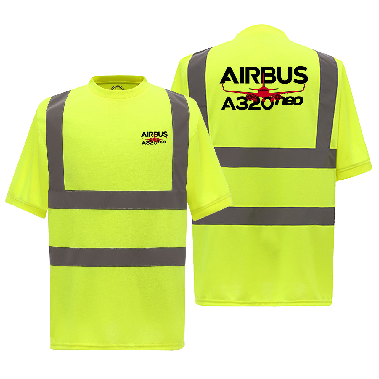 Amazing Airbus A320neo Designed Reflective T-Shirts