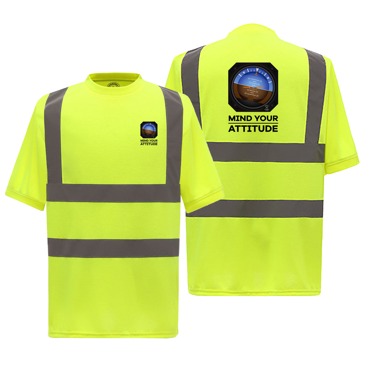 Mind Your Attitude Designed Reflective T-Shirts