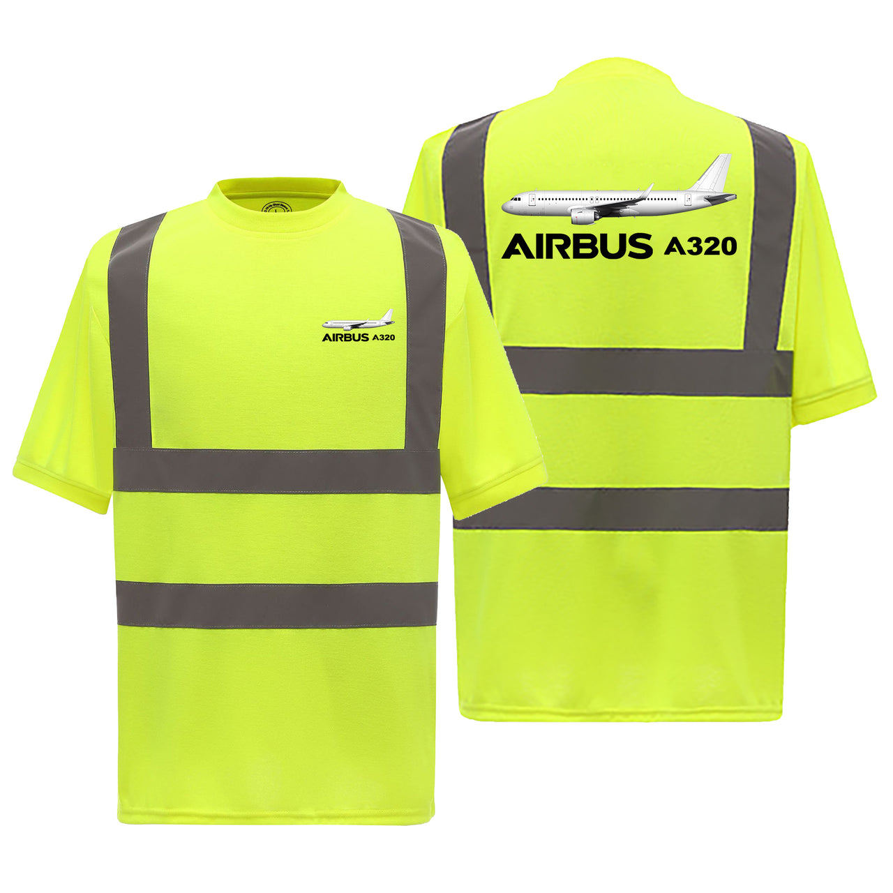 The Airbus A320 Designed Reflective T-Shirts