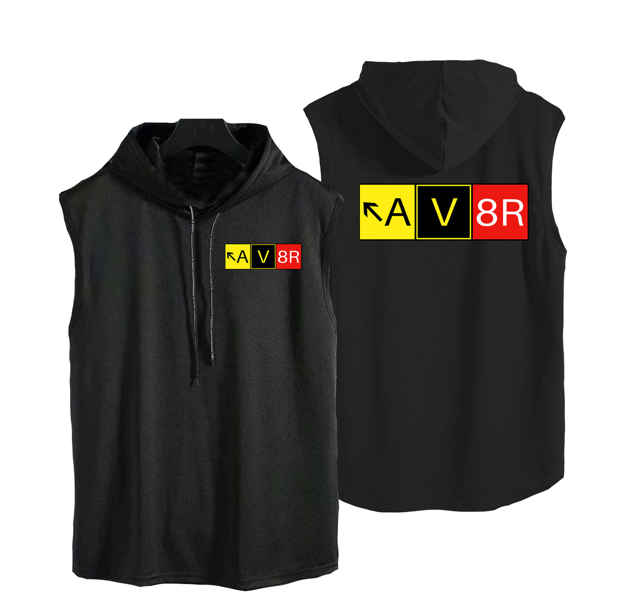 AV8R Designed Hooded Tank Tops