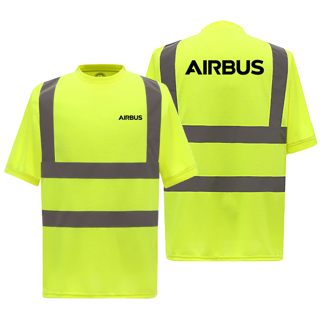 Airbus & Text Designed Reflective T-Shirts